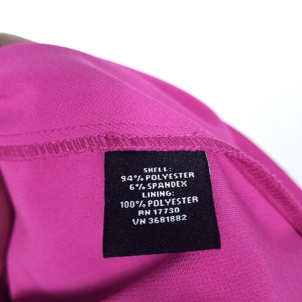Victoria Beckham Target Fuchsia White Trim Dress - Picture 9 of 9